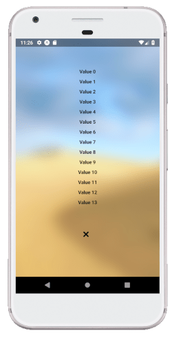 react native example app keywords