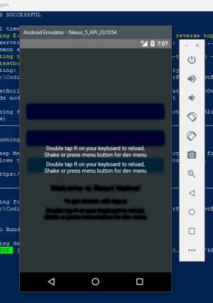 overlay blur react native started getting