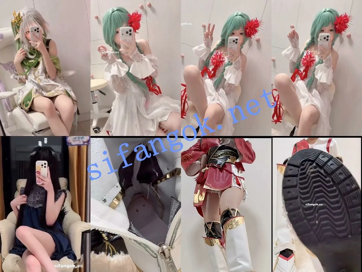 【抖音】28万粉丝 超漂亮COS博主【阿华田】私拍定制 极品【18V】