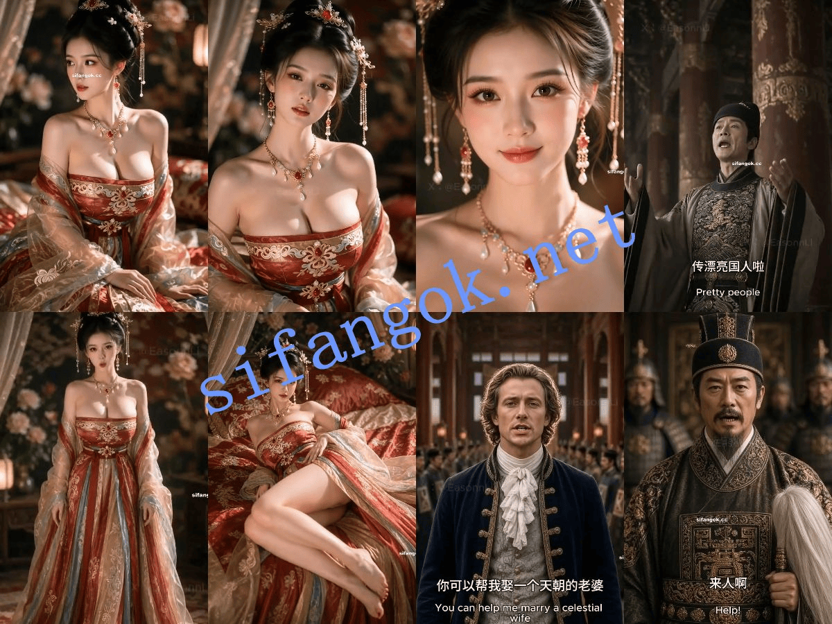 【精品】AI短剧《漂亮国人》博主最新制作 AI女主颜值很棒