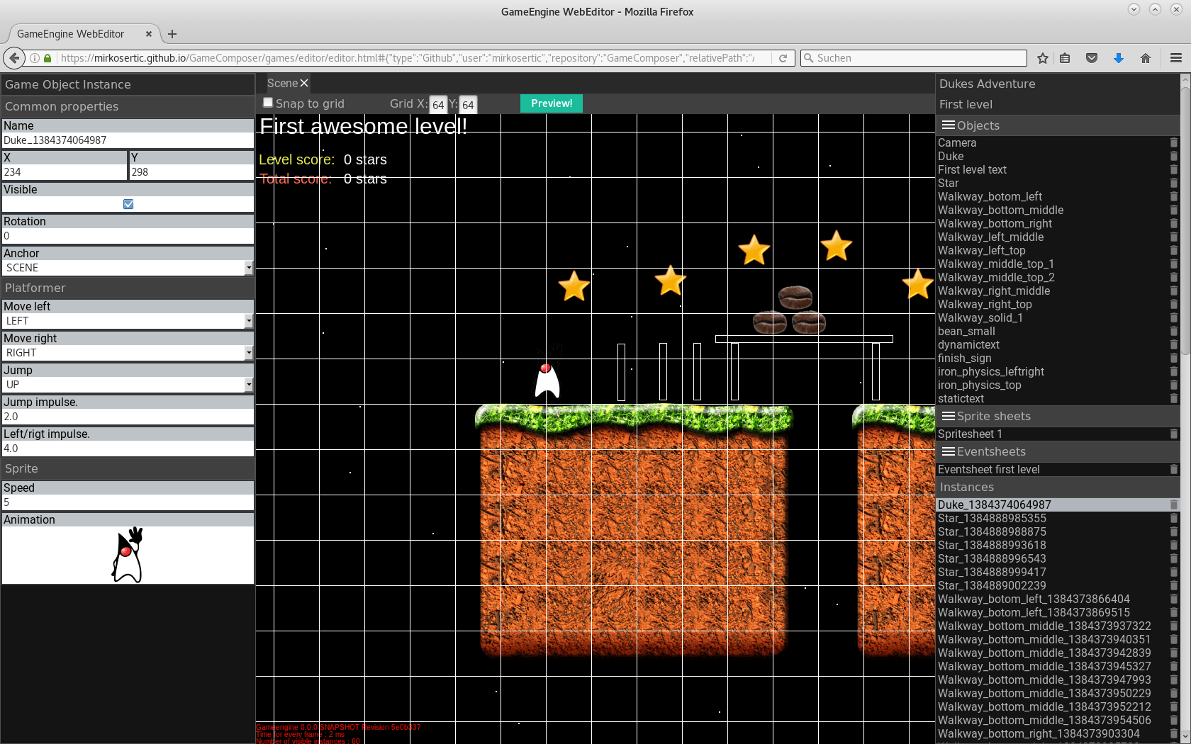 List of js game engines. Github Mirkosertic Gamecomposer Gamecomposer Is A Game Authoring Tool And Also A Game Runtime Environment Targeting At Desktop And Mobile Devices
