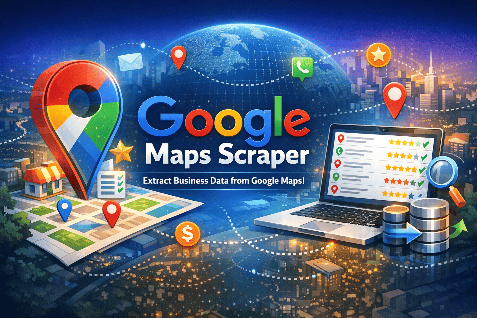 CTO Google Maps Scraper Google Maps Scraper Feautred Image 