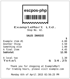 Escpos Tools Esc2html Md At Master Receipt Print Hq Escpos Tools Github