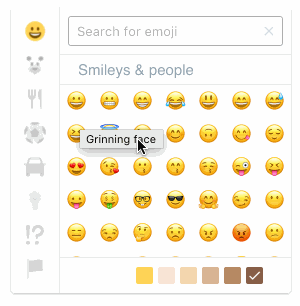 Github Soutar React Emoji Palette A React Clone Of Twitter S Emoji Picker