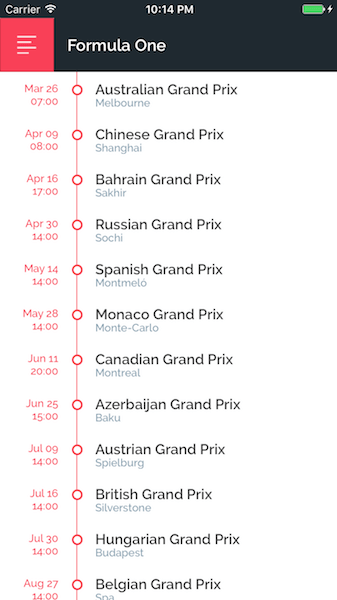 Github Srdjanprpa Formulaone Formula One React Native App