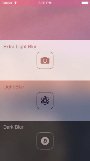 blur vibrancy native reactnative ios react effects install