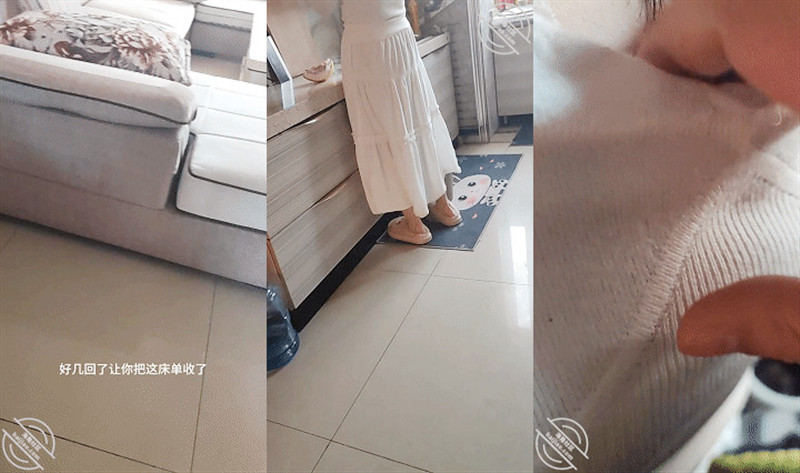 海神【小毅和夹子妈妈】看着妈妈今天的穿着有点忍不住了在厨房就开干，妈妈扶着厨房台面迎接着我的冲击