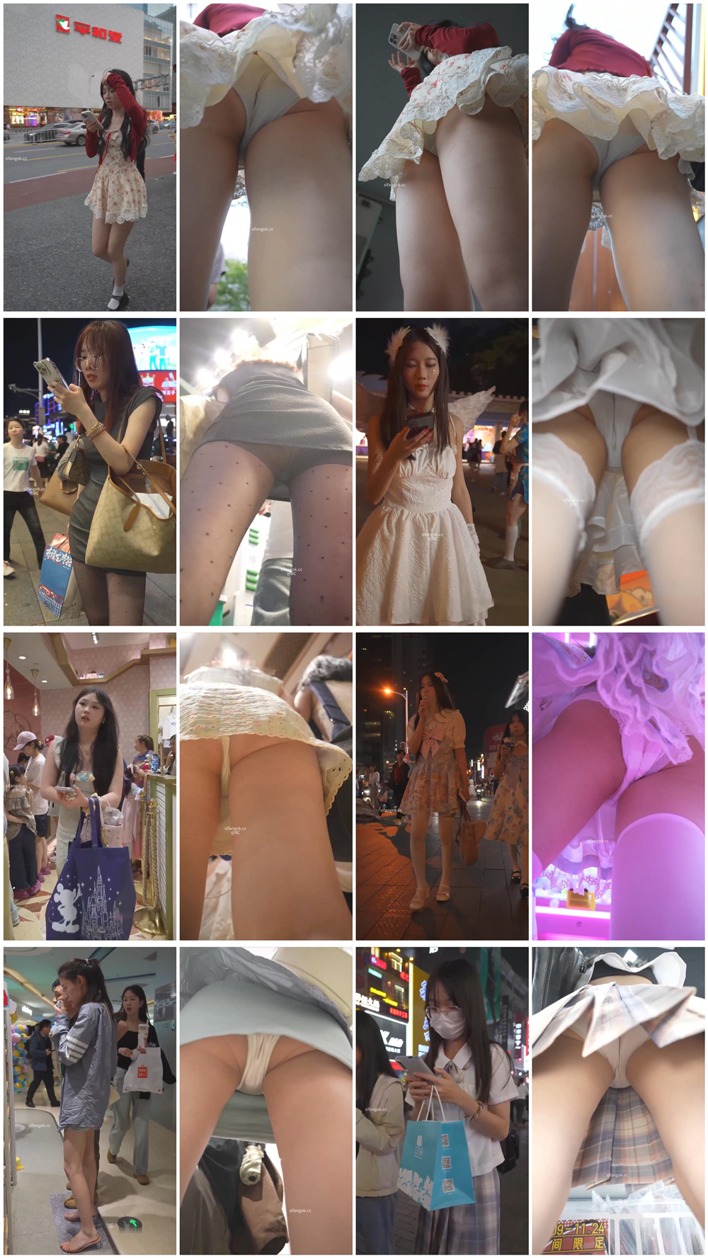 ❤️精品推荐❤️超强画质『BCbananacat』街拍系列合集第20季17V 嫩妹半透内内被前后抄底