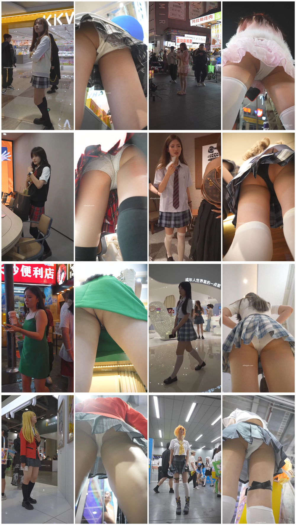 ❤️精品推荐❤️超强画质『BCbananacat』街拍系列合集第13季20V 抄底COSPLAY聚会里的嫩妹