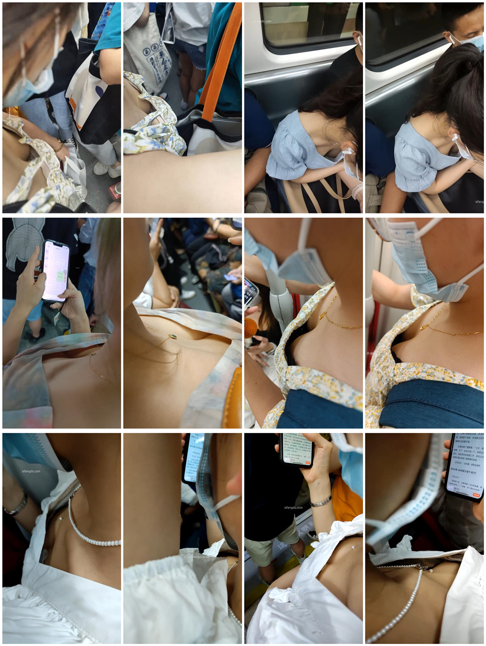 ❤️精品推荐❤️【高抄拍奶】地铁近距离高抄大奶子小咪咪第2季10V 妹子真空离罩奶头若隐若现宛如身临其境