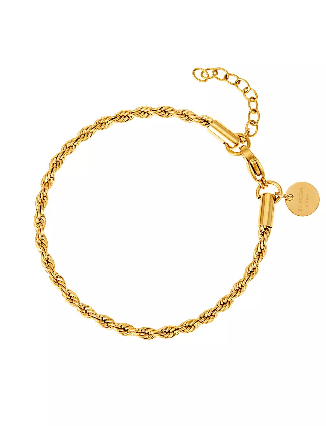 Rope bracelet gold