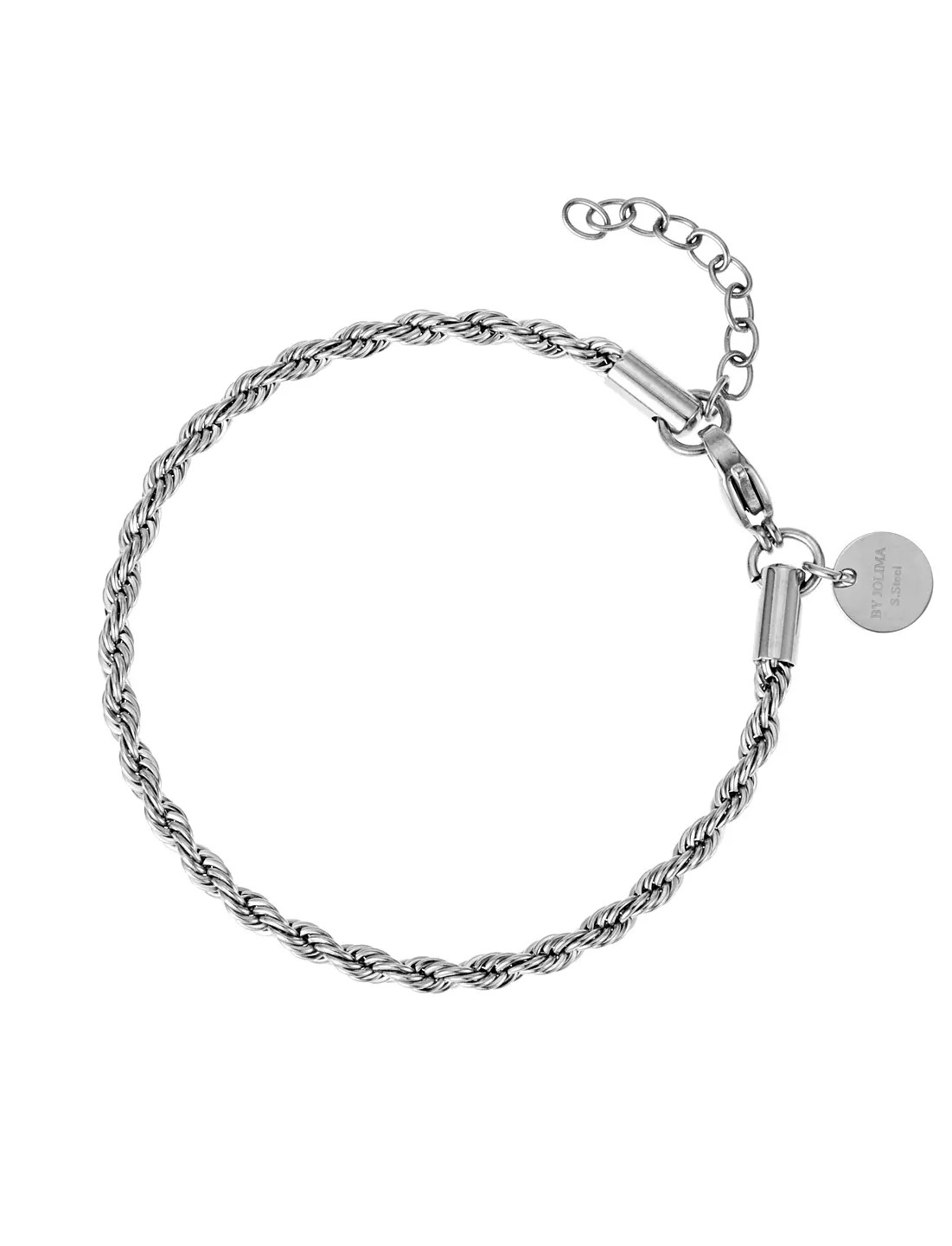 Rope bracelet steel