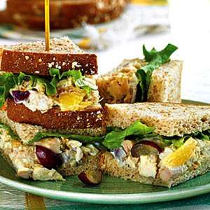 curried chicken salad sandwich