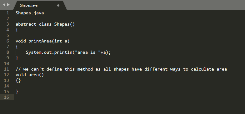 Abstract class vs interface