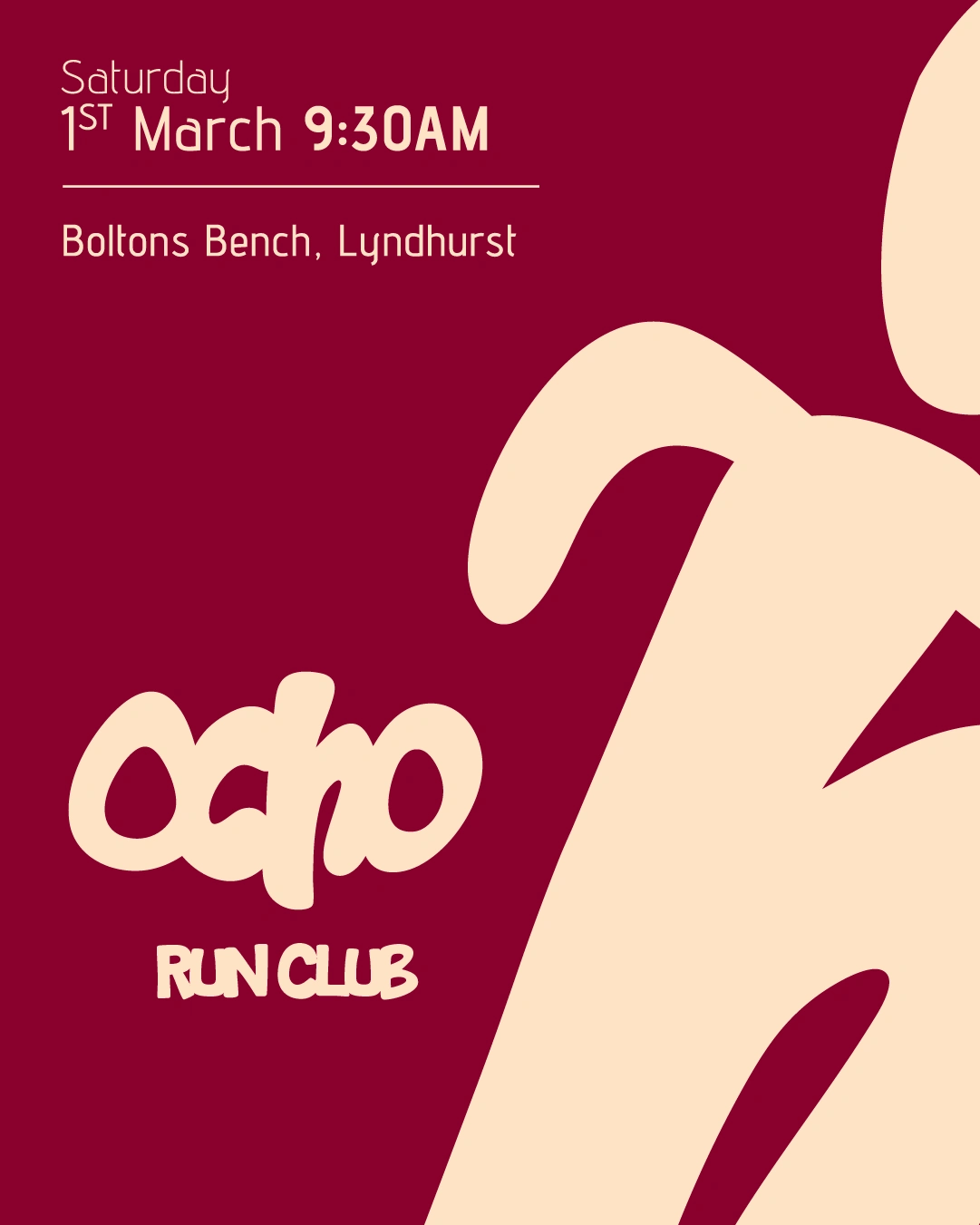 Ocho social post