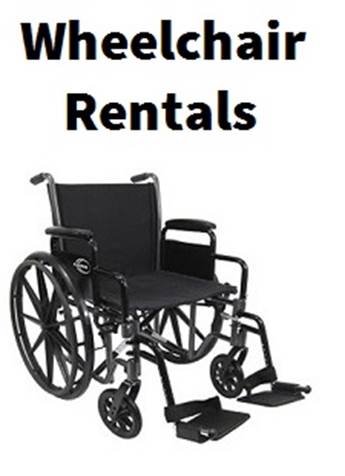 This image shows our wheelchair rentals.