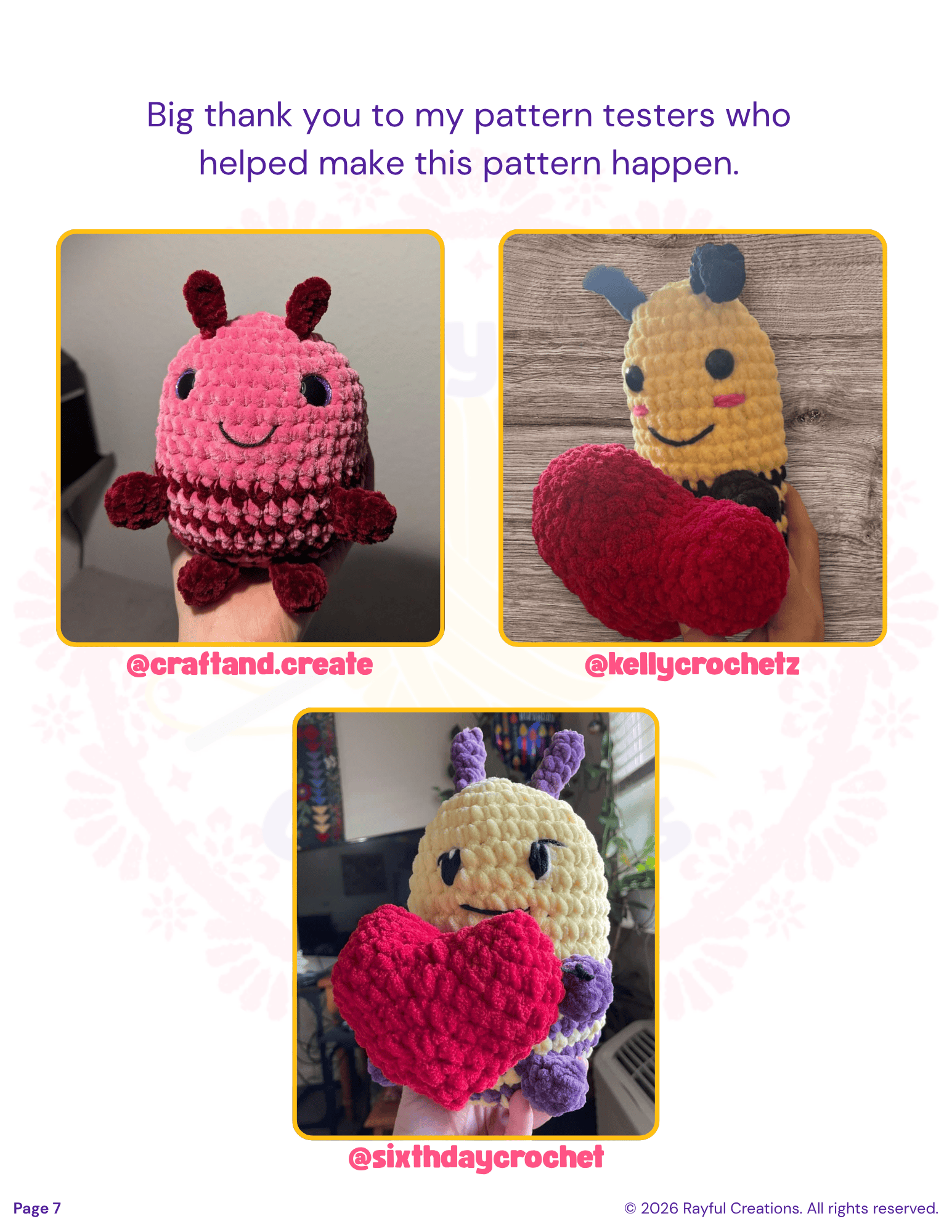 Bee Mine Plushie | Crochet Pattern