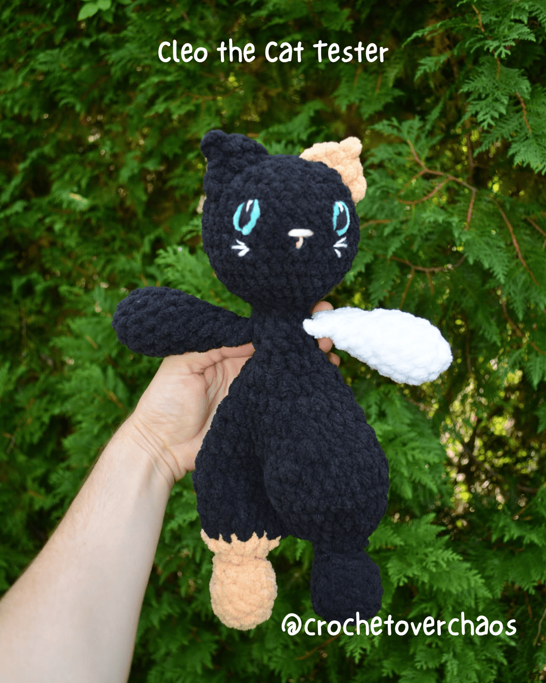 Cat Snuggler Crochet Pattern (No Sew)