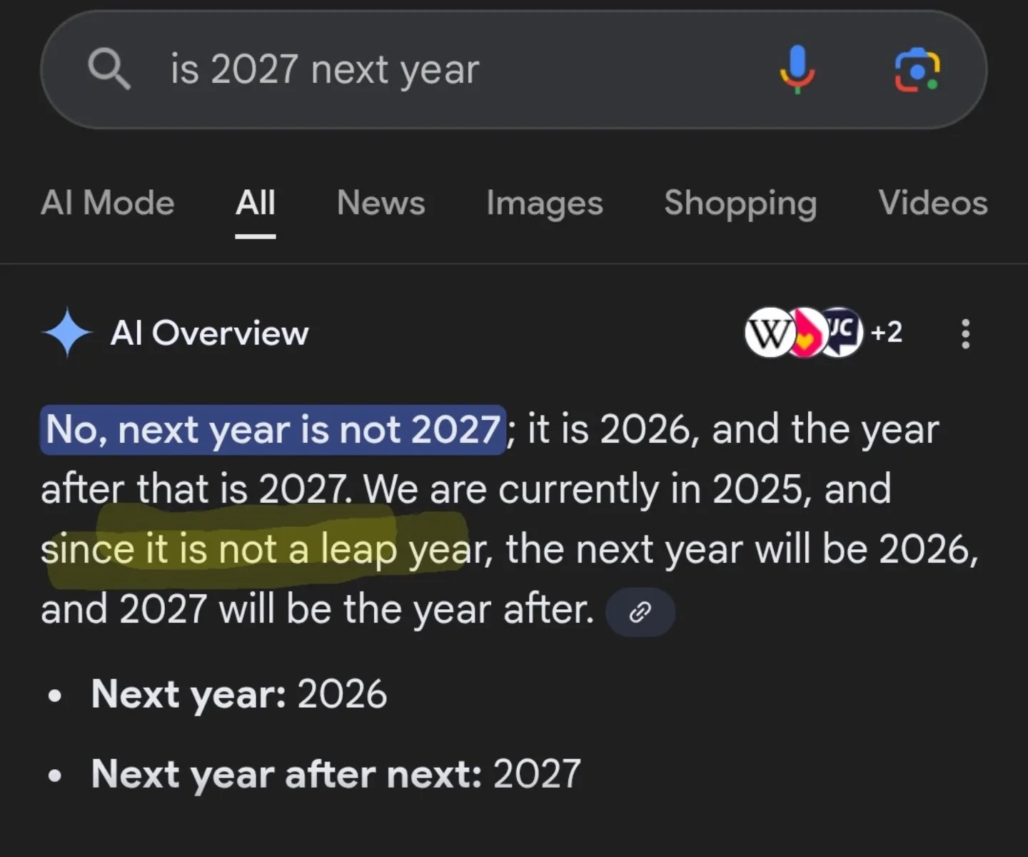 Is It 2027 Next Year?