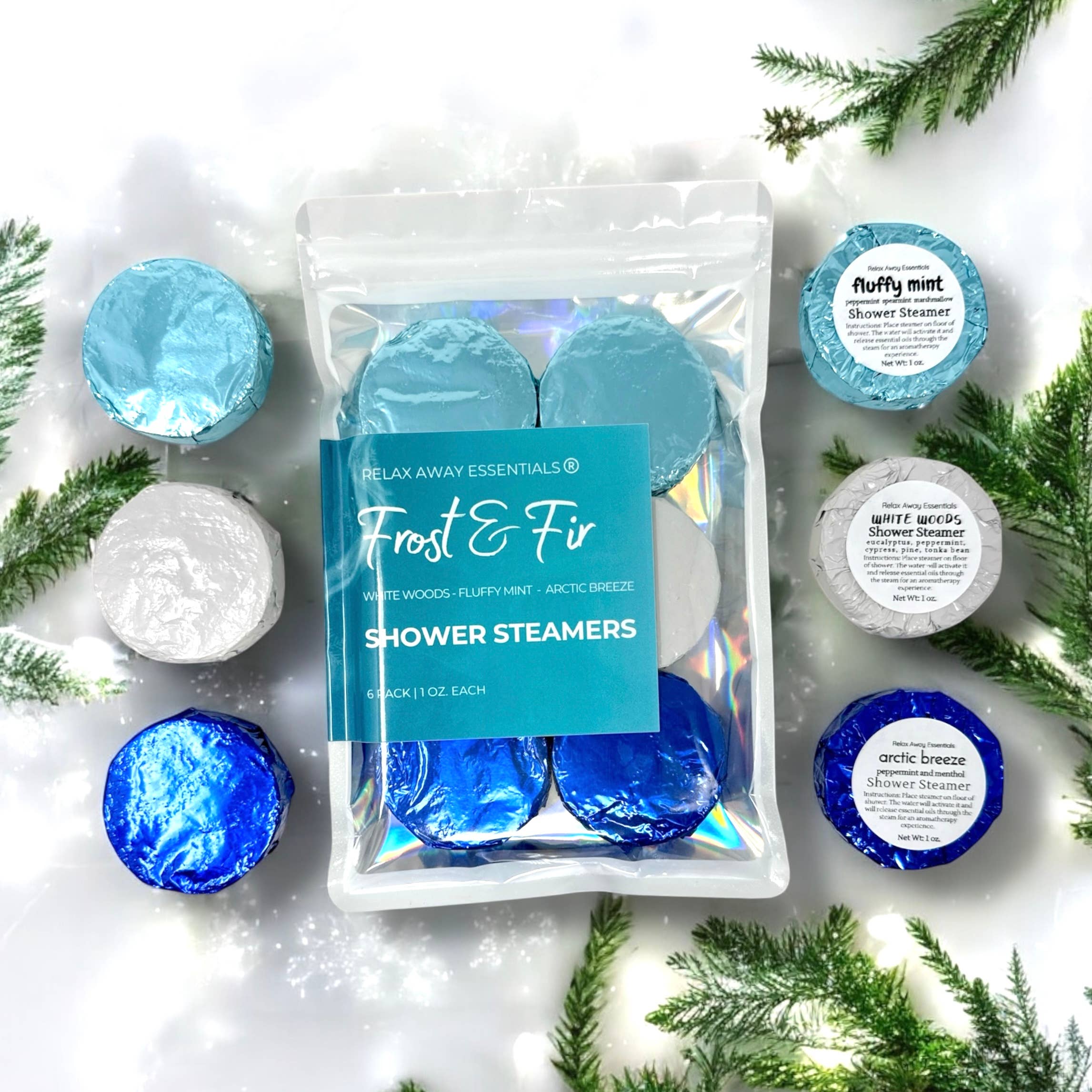 Shower Steamers 6 Pack - Frost and Fir