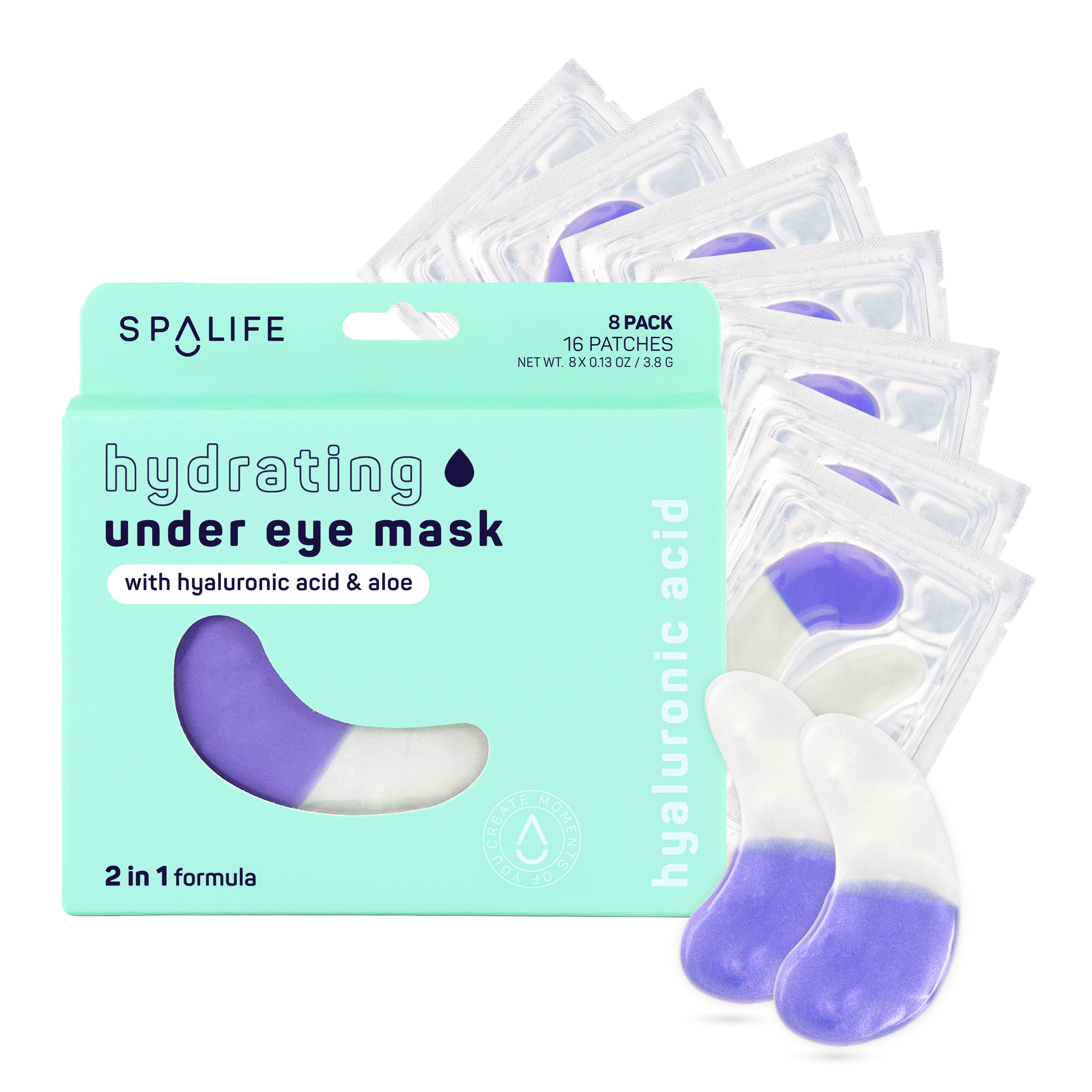 Hydrating Eye Patches | Hyaluronic Acid & Aloe | 8 Pack