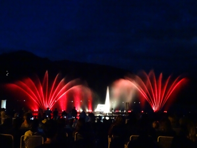Zell am See Austria lake show