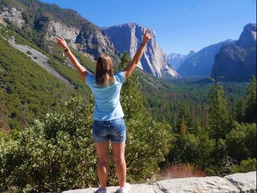Tunnel View in Yosemite National Park