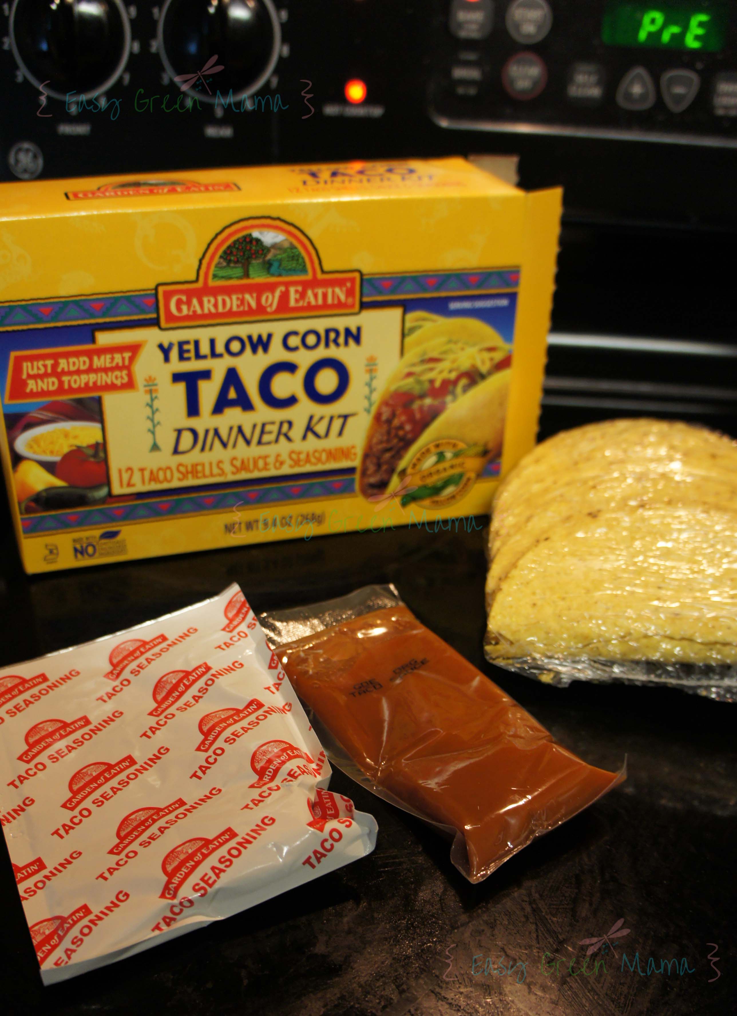 Quick Organic Taco Meal Garden of Eatin Taco Dinner Kit Rays of Bliss