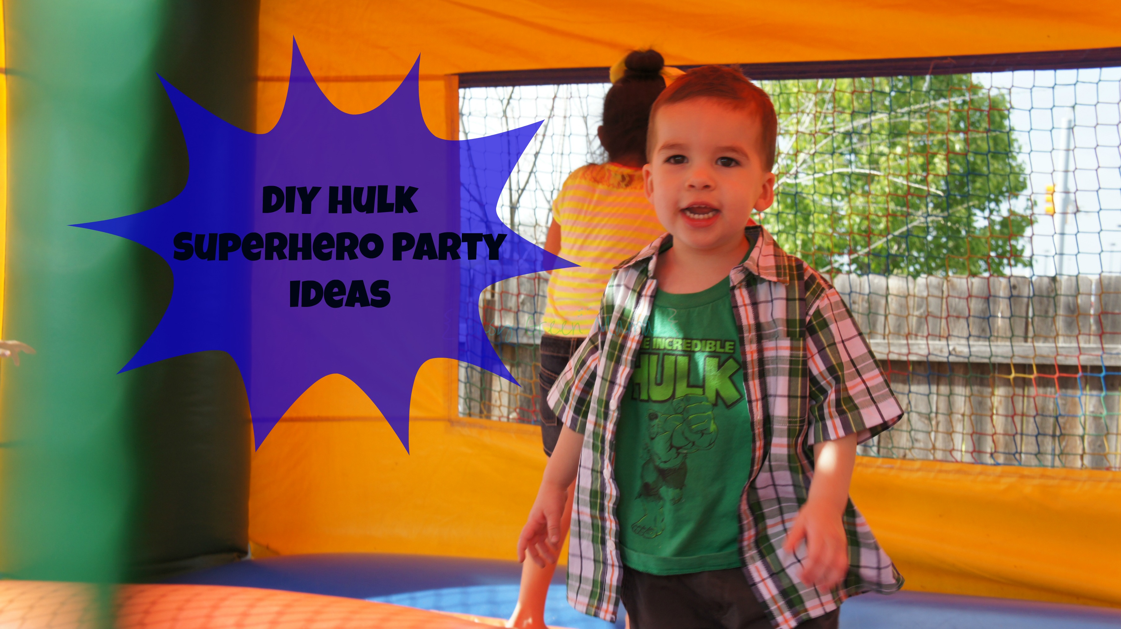 diy hulk superhero party