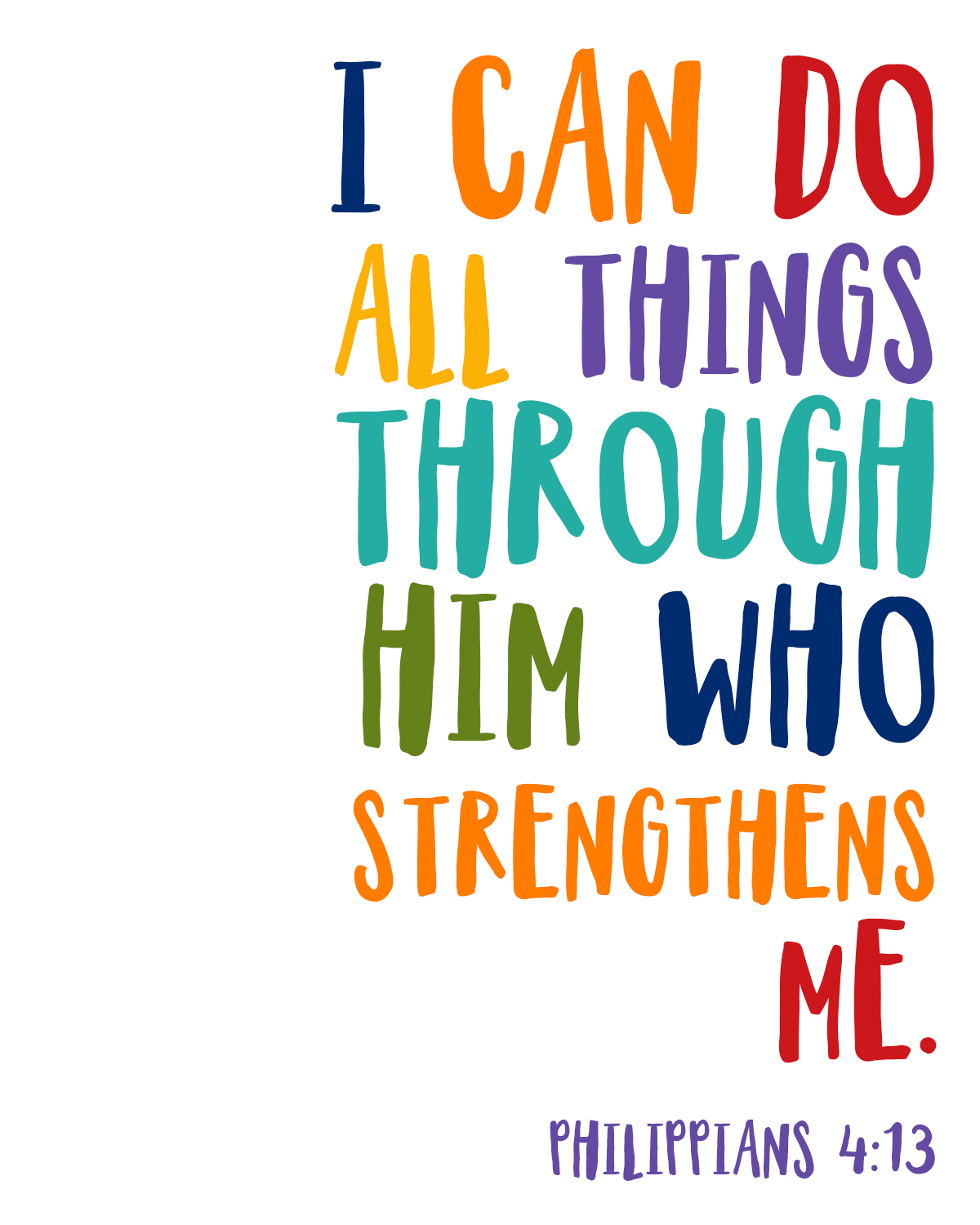 Philippians 4.13 Kids - Rays of Bliss