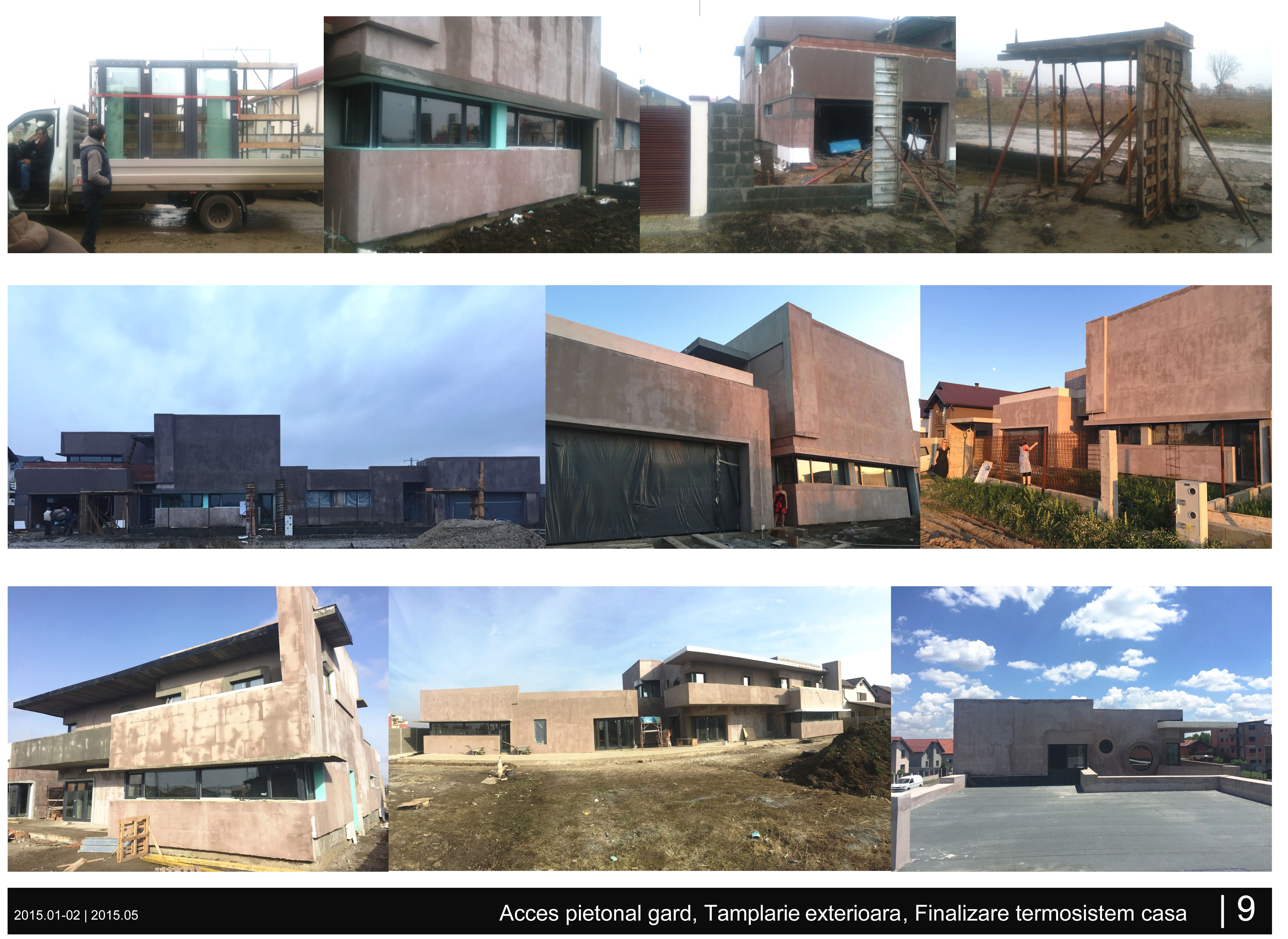 Executie Casa moderna cu etaj- Razvan P. Botofan - Birou de arhitectura