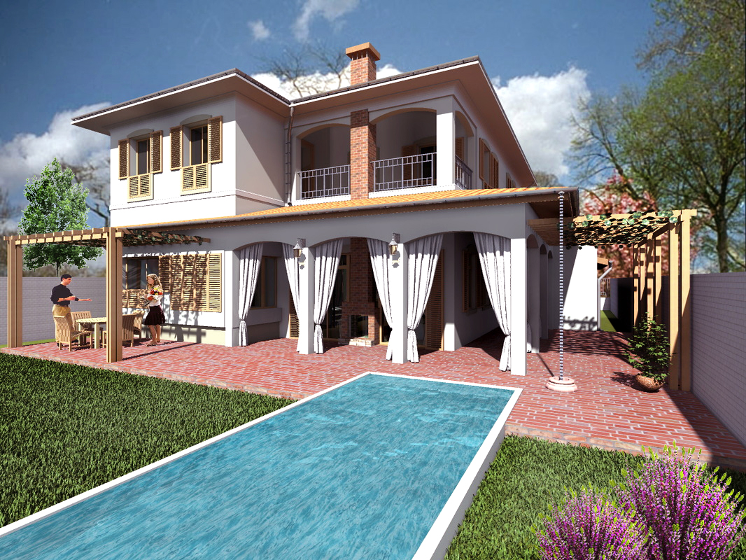Casa in stil mediteranean - Razvan P. Botofan - Birou de arhitectura