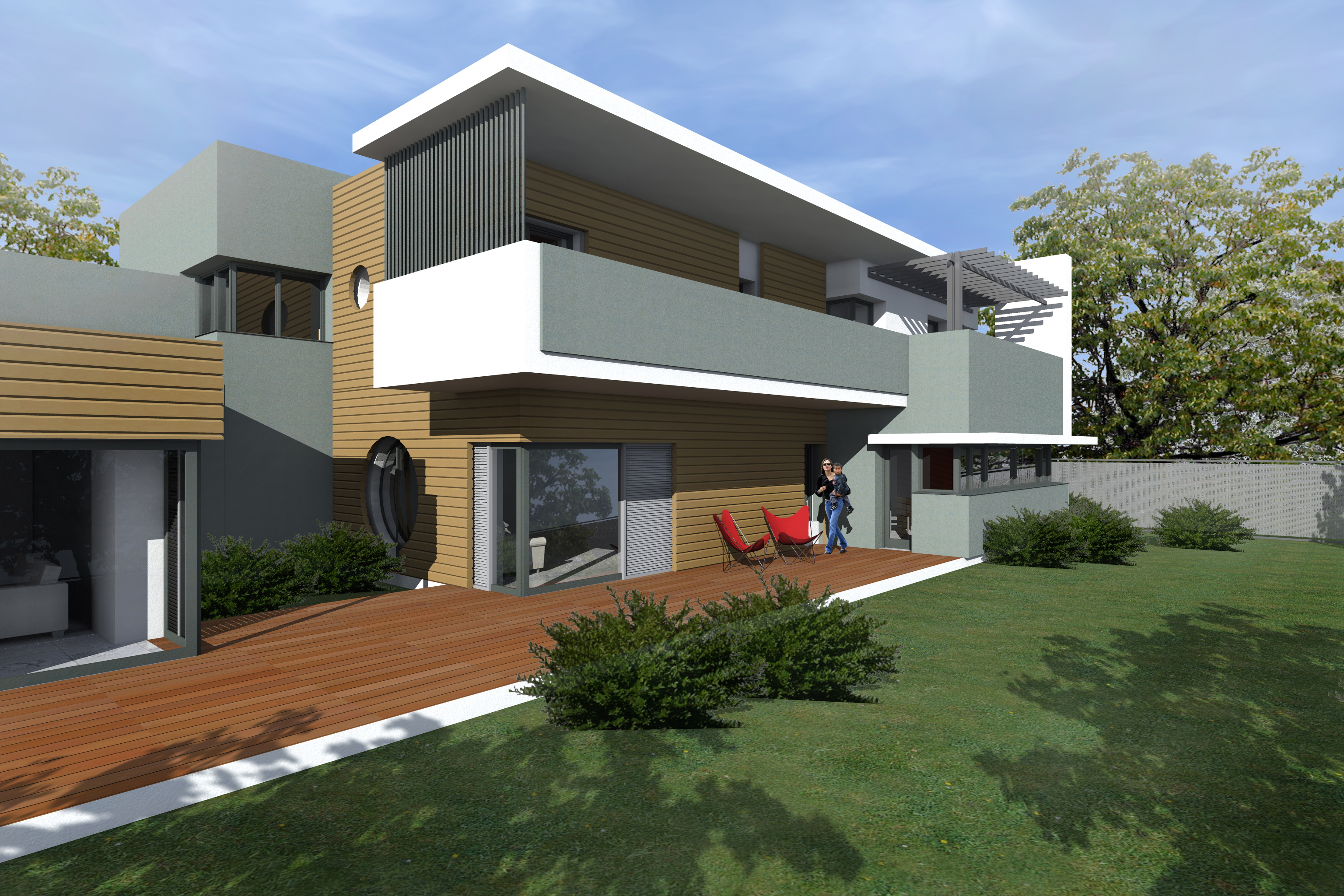 Casa moderna cu etaj- Razvan P. Botofan - Birou de arhitectura