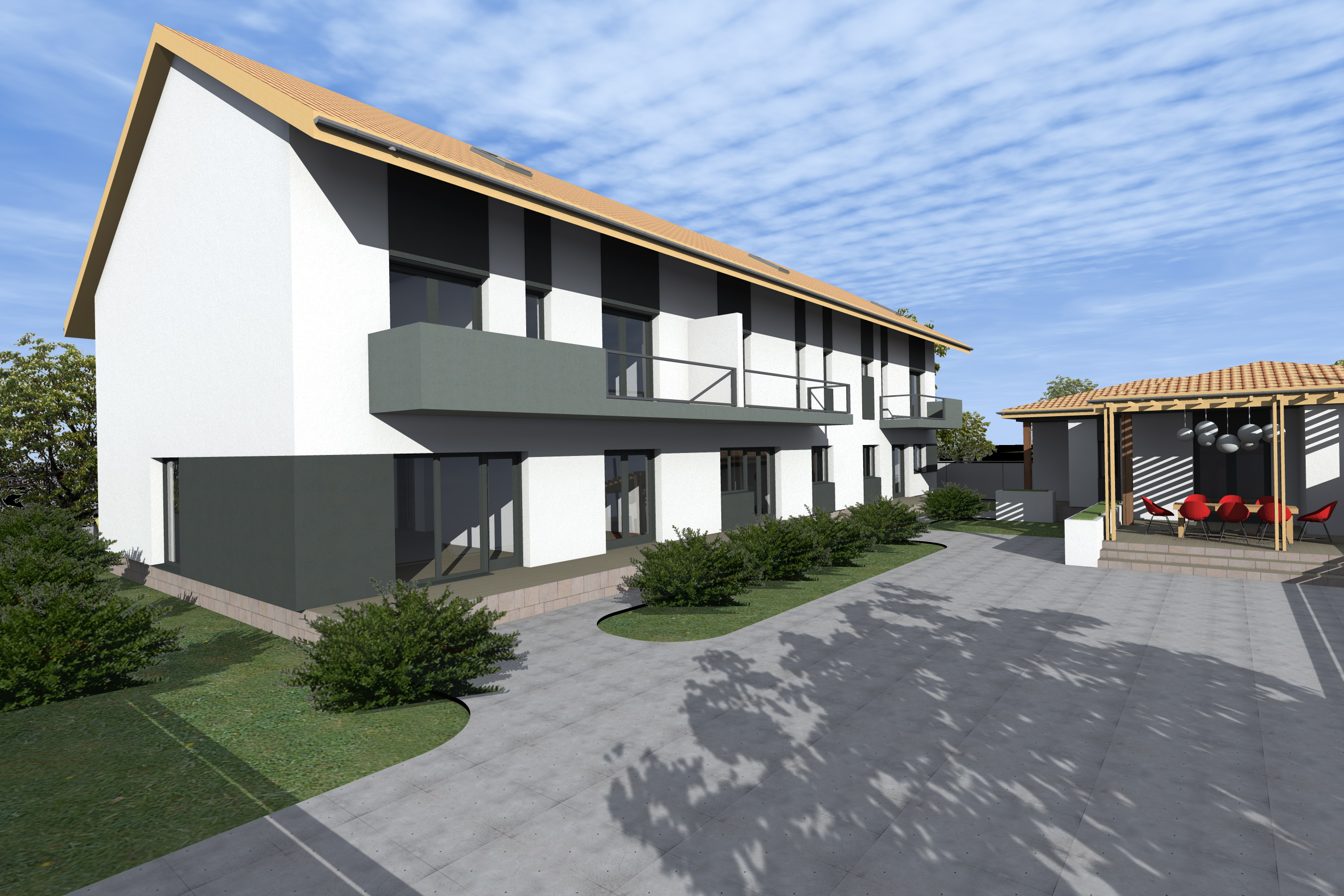 trei locuinte cuplate - Razvan P. Botofan - Birou de arhitectura