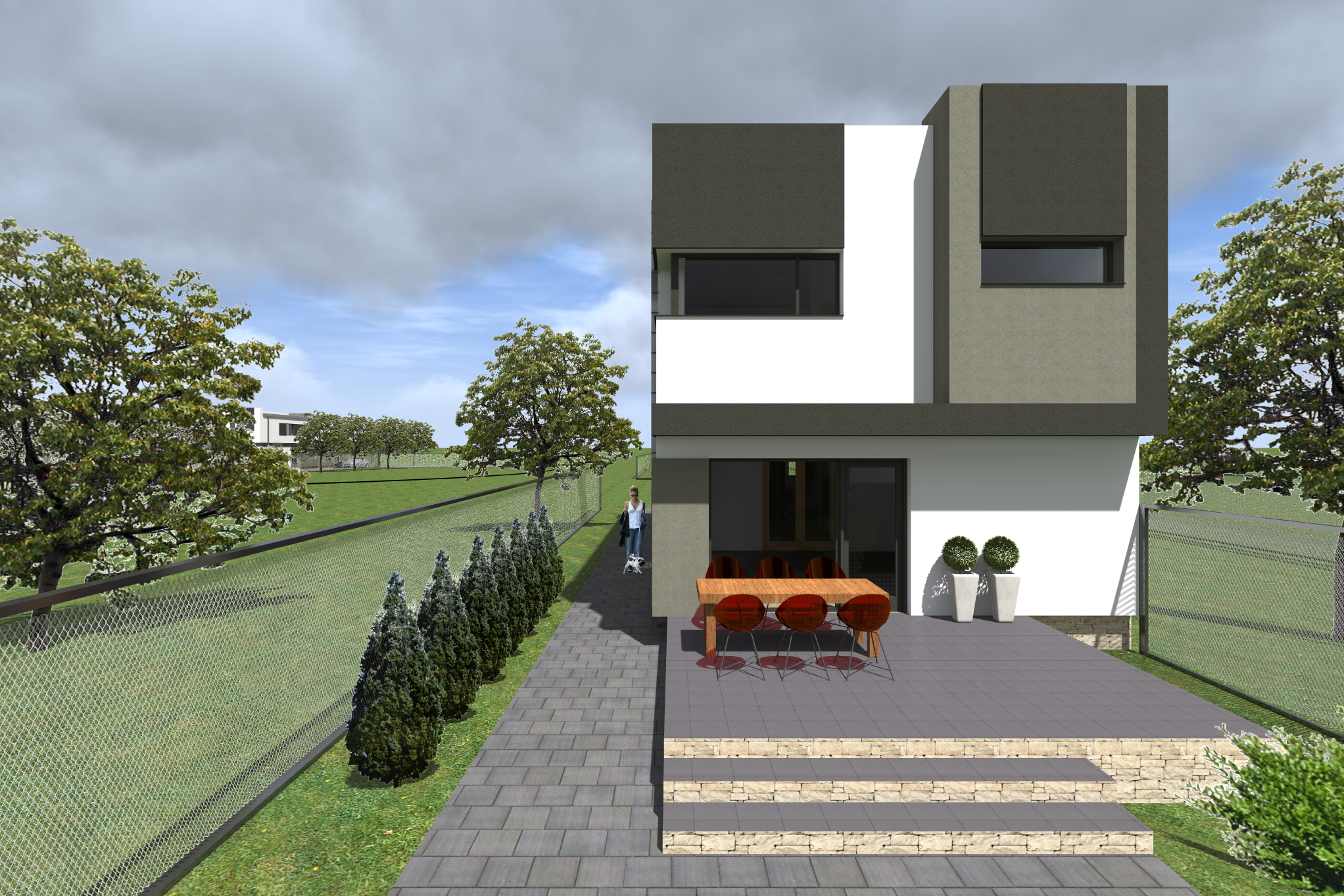 jumatate duplex modern - Razvan P. Botofan - Birou de arhitectura