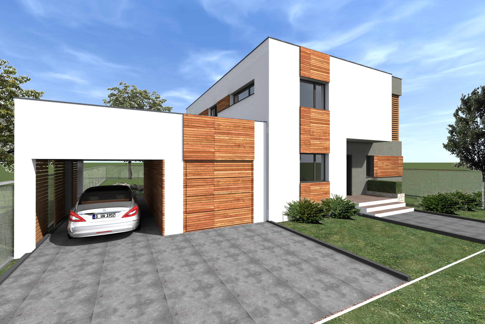 Casa moderna cu etaj-Razvan P. Botofan - Birou de arhitectura Timisoara