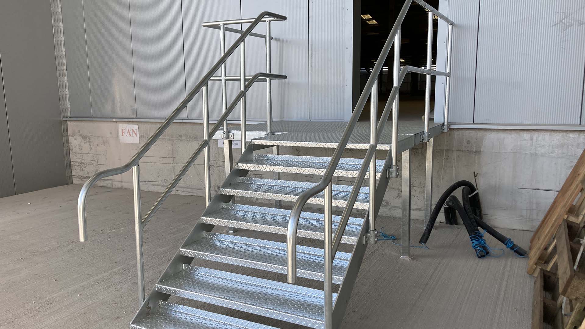 Platform Staircase Fabrication