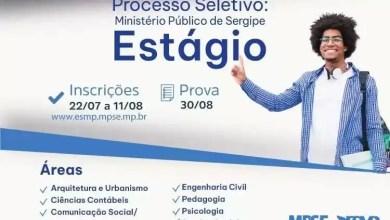 Foto de MPSE ABRE INSCRIÇÕES PARA PROCESSO SELETIVO DE ESTÁGIO DE NÍVEL SUPERIOR