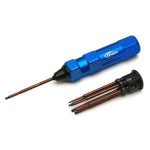 MIP Metric Speed Tip 1/4" Drive Hex Bit Set – Gen 2, 2.0mm Ball End, Powder Coated, For RC & Precision Work