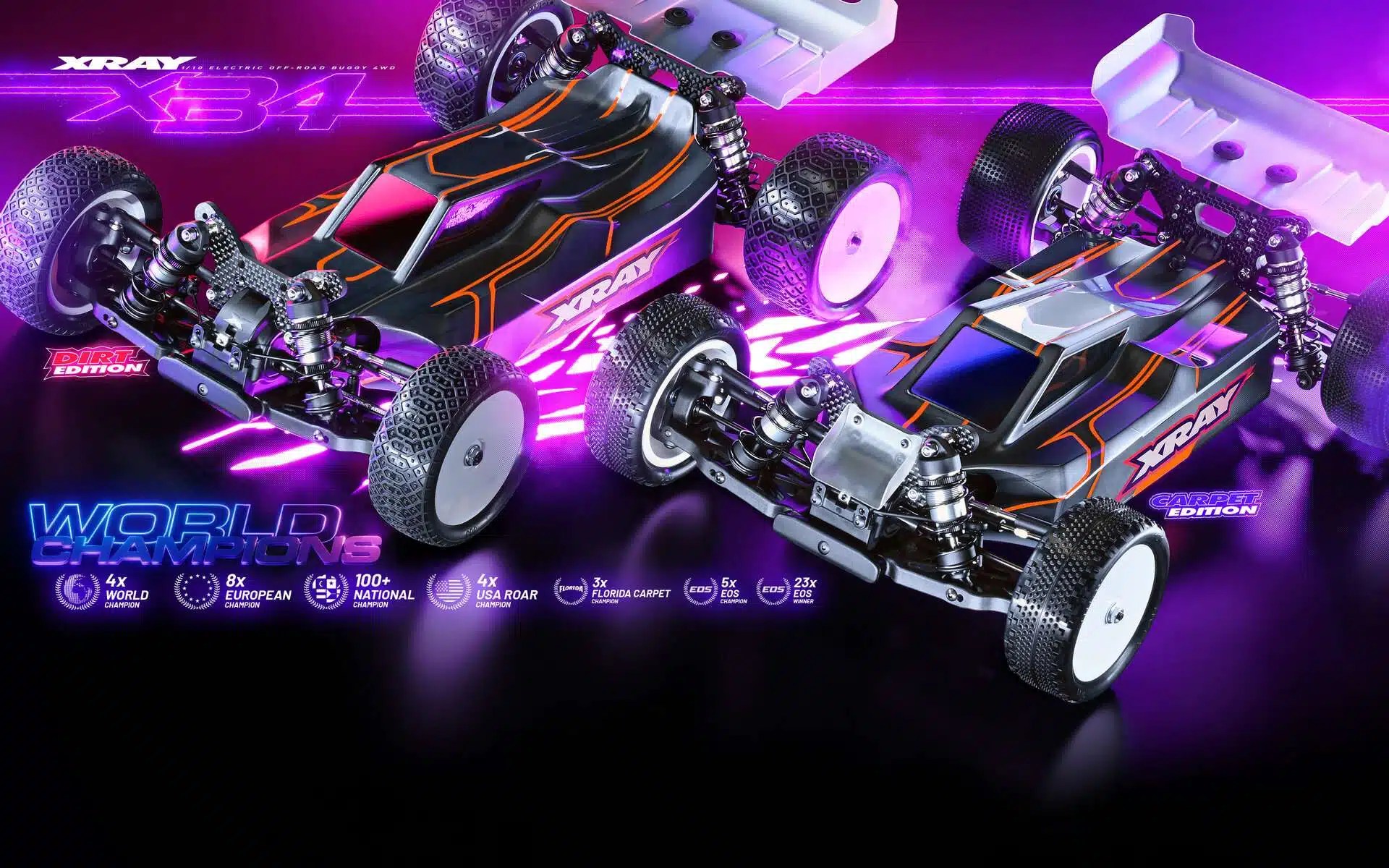 XRA360019 • XRAY XB4C 2026 1/10 Scale 4WD Electric Off-Road Buggy