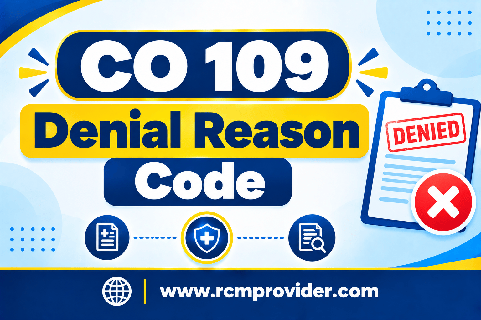 CO-109 denial code description