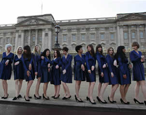 Estudiantes del Royal College of Art imitan a Kate Middleton