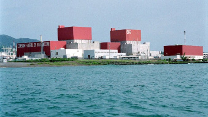 Nucleoeléctrica Laguna Verde no presenta daños tras sismo