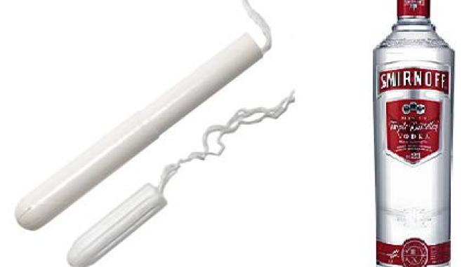 “Slimming”, tampones con olor y sabor a Vodka