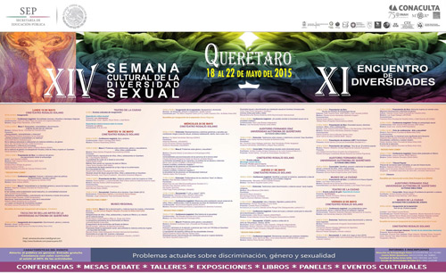 Querétaro…XIV Semana Cultural de la Diversidad Sexual