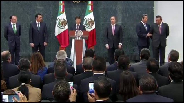 Peña…Meade a la SHCP…Miranda a Sedesol..Videgaray a ¿?