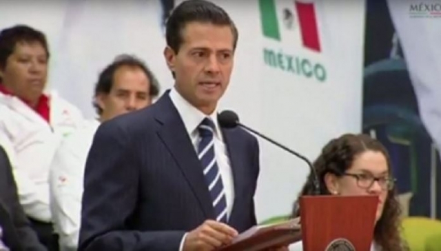 Peña…recibió a delegación y medallistas paralímpicos