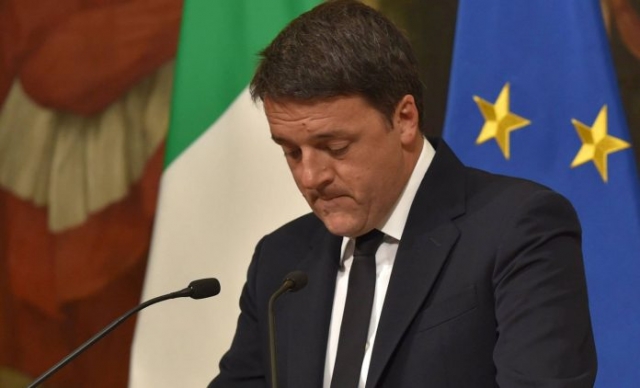 Renzi…renuncia y asume toda la responsabilidad por la derrota