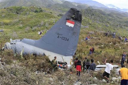 Indonesia… avión militar Hércules C-130 se estrelló a causa del mal clima