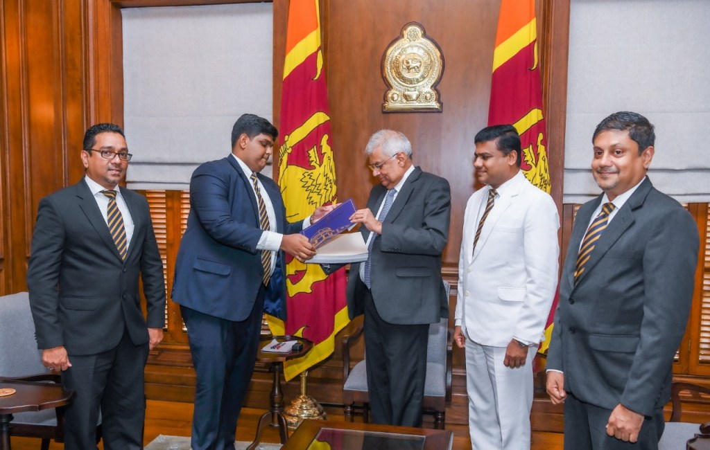 Celebrating 100 Years at Reid Avenue": A Century of Excellence and Tradition at The Royal College Colombo. A copy of The Royal College Magazine “Celebrating 100 Years at Reid Avenue” coffee table book was presented to President Ranil Wickremesinghe yesterday (02) at the Presidential Secretariat. The coffee table book was presented to the President by the Editor of the Magazine Chathil S. Dharmawardena and the Royal College team was accompanied by the Principal Mr. Thilak Waththuhewa, Senior Deputy Principal Mr. L.W.K. Silva, Assistant Principal Mr. M.A.M. Riyaz, Secretary of the Royal College Union Mr. Aruna Samarajewa, Secretary of the School Development Society Mr. W.V.N.B.Weragoda, Head Prefect of the Royal College W.A.S.S. Wanasinghe and the Prefects’s Council of year 2023. "A Century at Reid Avenue" is more than just a book; it's a time capsule of 100 years of history, art, culture, and excellence at The Royal College Colombo. This coffee table book celebrates the institution's evolution from humble beginnings to a beacon of knowledge, character, and tradition, highlighting the achievements of generations of scholars, leaders, and visionaries. It is a tribute to the dedication of teachers, the aspirations of students, and the accomplishments of alumni, honouring the unwavering loyalty to their Alma Mater.